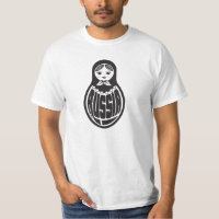 Cooler Russe Matryoshka Puppen-T - Shirt