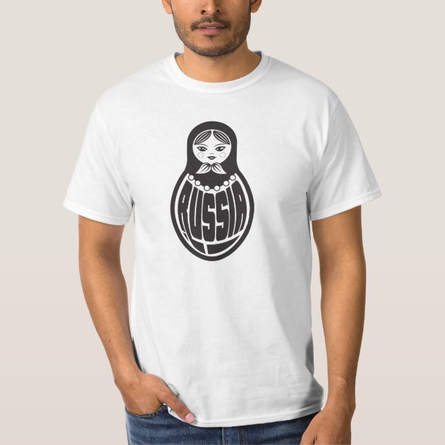 Cooler Russe Matryoshka Puppen-T - Shirt (Vorderseite)