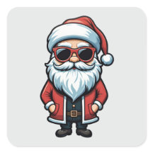 Cooler Santa in Sonnenbrille