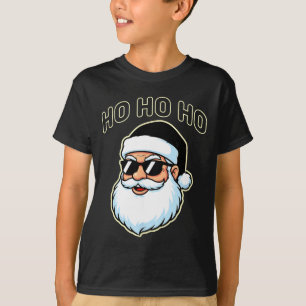 Cooler Santa mit schwarzer Sonnenbrille Grafik 2 T-Shirt
