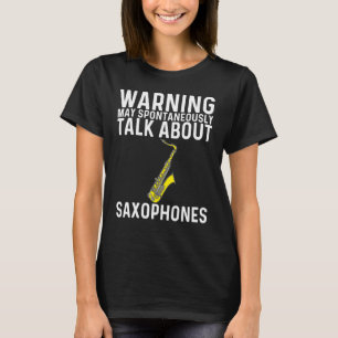 Cooler Saxophon für Männer Frauen Jazzspieler Mars T-Shirt