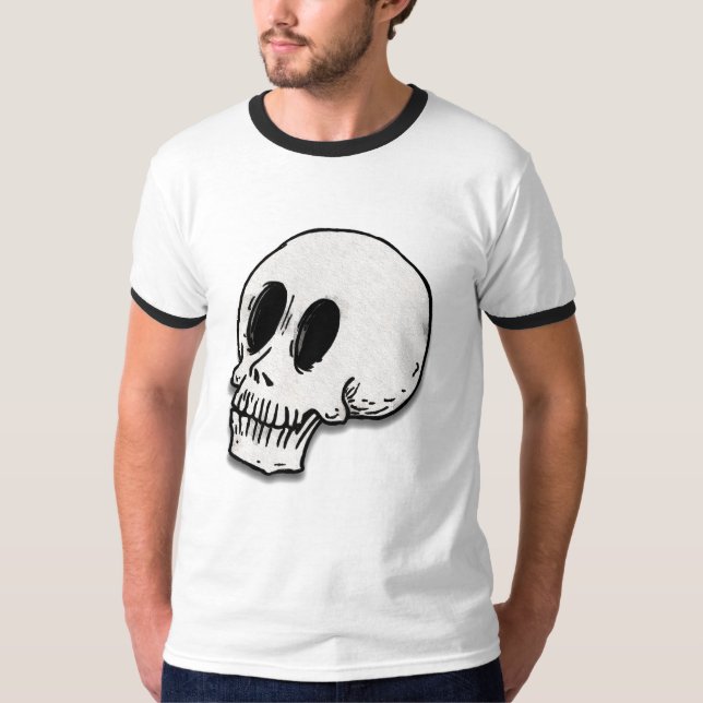 Cooler Schädel T-Shirt (Vorderseite)
