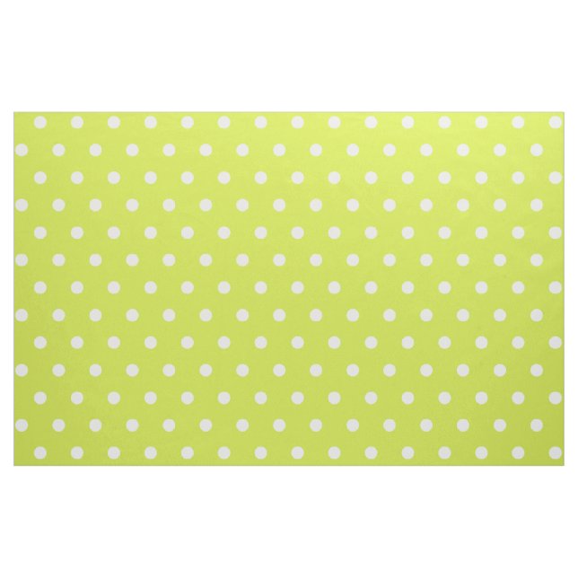 Cooler schick grüner Polka Dots Kunsthandwerk Nähe Stoff (Yard (91,4 cm))