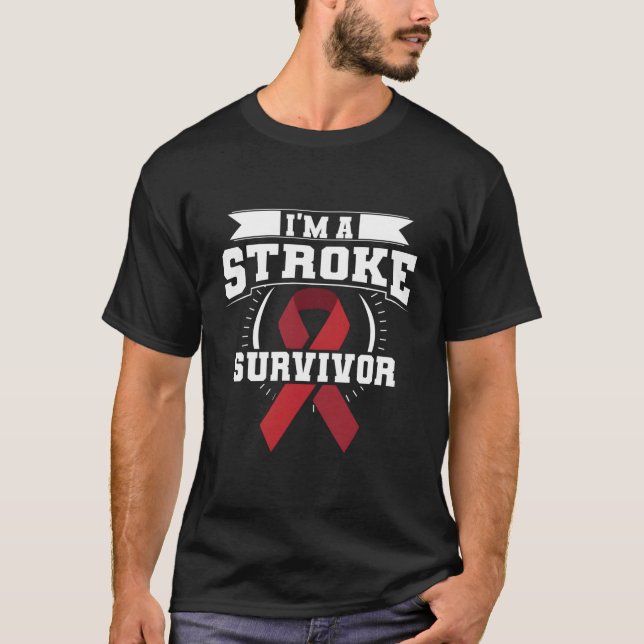 Cooler Schlaganfall Überlebende Geschenk Niedliche T-Shirt (Vorderseite)