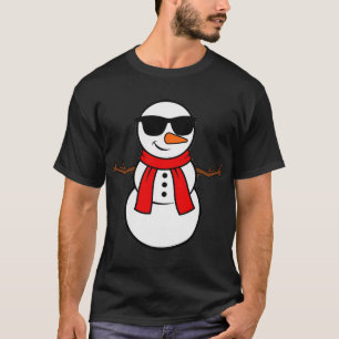 Cooler Schneemann – Lustiger Winter T-Shirt