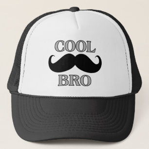 Cooler Schnurrbart Bro Truckerkappe