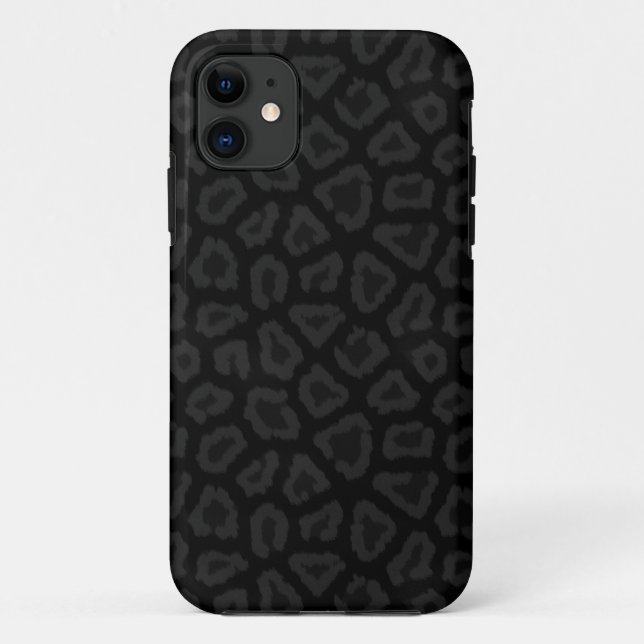 Cooler schwarzer Leopard-Druck iPhone 5 Kasten Case-Mate iPhone Hülle (Rückseite)