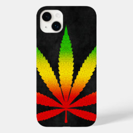 Cooler schwarzer Reggae Rasta Leaf Rastafari Case-Mate iPhone Hülle