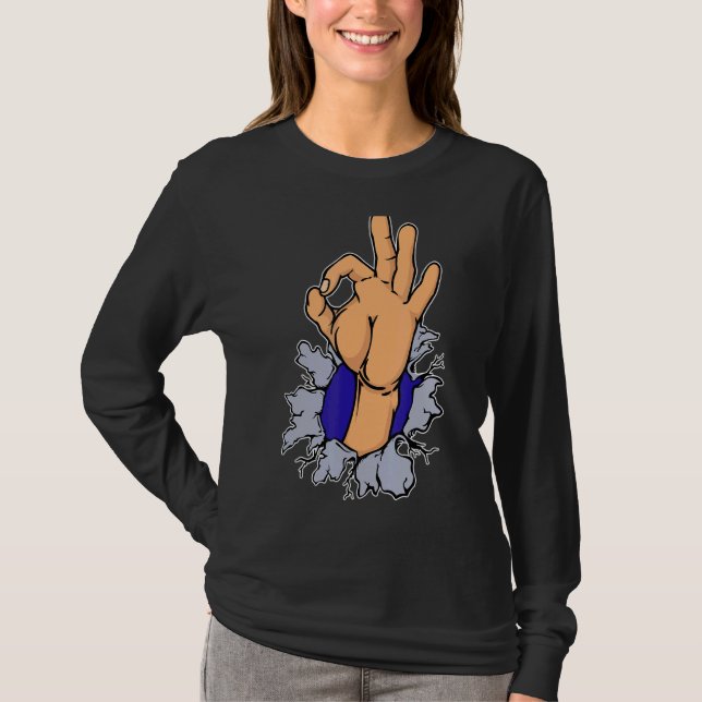 Cooler Schwarzer Spaß Joke Humour Fun T-Shirt (Vorderseite)