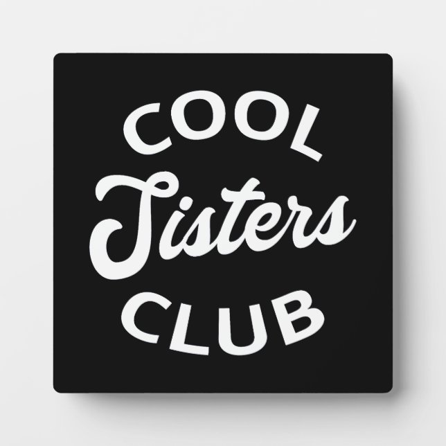 Cooler Schwesterklub I Fotoplatte (Vorderseite)