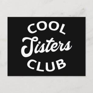Cooler Schwesterklub I Postkarte