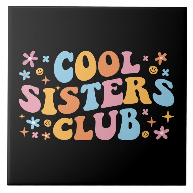 Cooler Schwesterklub III Fliese (Vorderseite)