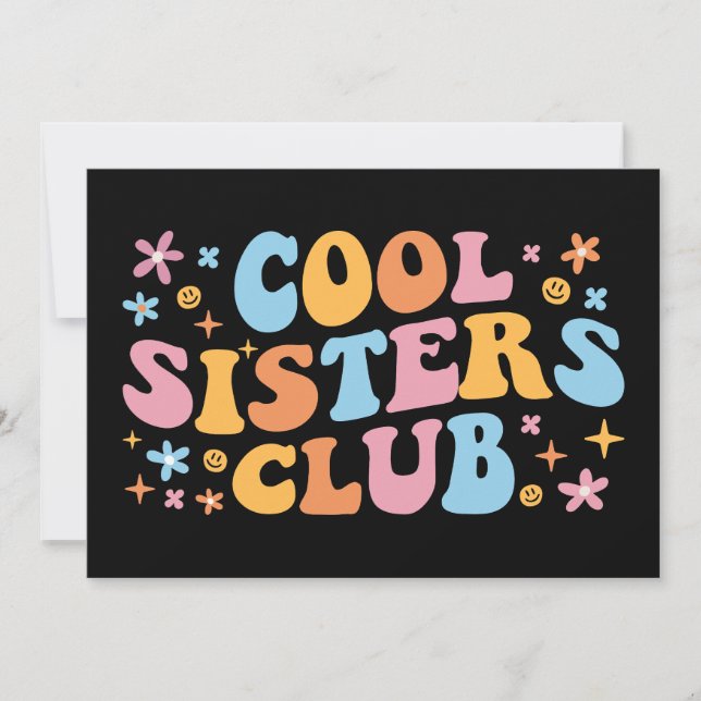 Cooler Schwesterklub III Karte (Vorderseite)
