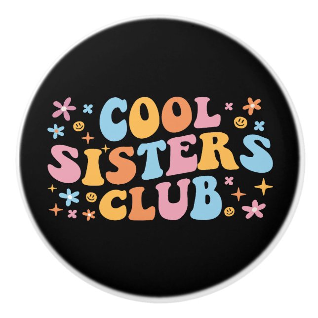 Cooler Schwesterklub III Keramikknauf (Vorderseite)