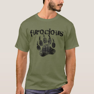 Cooler Schwuler Bär Pride Grunge Wilder Bär Tatze T-Shirt