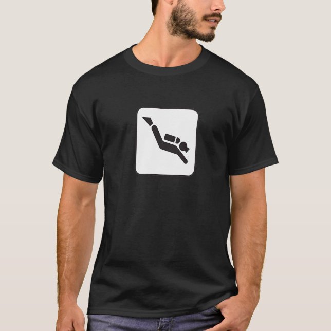 Cooler Scuba Diver T-Shirt (Vorderseite)