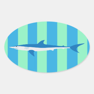 Cooler SHARK Party Sticker