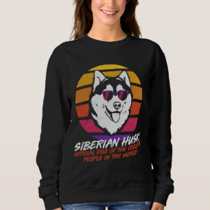 Cooler sibirischer Husky Sweatshirt