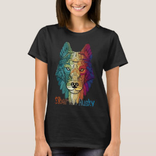 Cooler sibirischer Husky T-Shirt