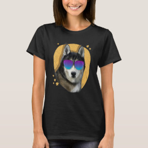Cooler sibirischer Husky T Shirt Geschenk für Männ
