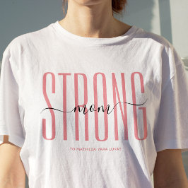 COOLER SINGLE MAMA STRONG MAMA BESTE MAMA JE T-Shirt