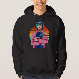 Cooler Skater Girl Skateboarder Skate Rat Hoodie
