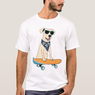 Cooler Skater Pup T-Shirt
