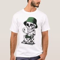 Cooler Skeleton Dice Player - Streetwear Style