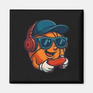 Cooler Sketll-Gamer für Kinder Jugend Lustiger Ske Magnet