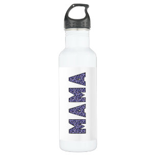 Cooler Slogan MAMA Drucktypografie Edelstahlflasche