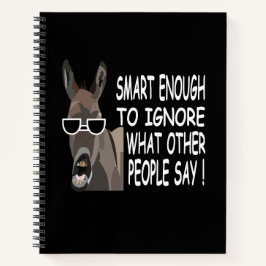 Cooler Smart Donkey Notizbuch
