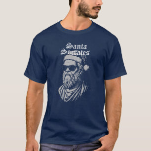Cooler Sokrates Weihnachtsmann T-Shirt