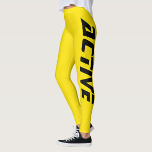 Cooler Sommer-Gelbaktiver Sport Leggings