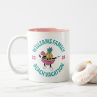 Cooler Sommerurlaub Ananas Familienreise Urlaub am