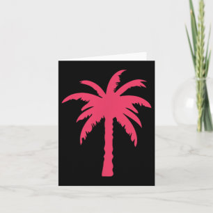 Cooler Sommerurlaub Männer Sunset Beach Palm T Karte