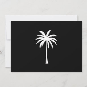 Cooler Sommerurlaub Sunset Beach Palm Tree Einladung
