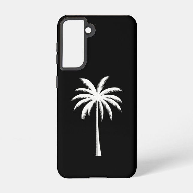 Cooler Sommerurlaub Sunset Beach Palm Tree Samsung Galaxy Hülle (Rückseite)