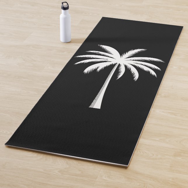 Cooler Sommerurlaub Sunset Beach Palm Tree Yogamatte (Beispiel)