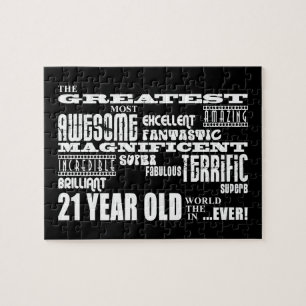 Cooler Spaß 21. Geburtstag Party Best 21 Jahre alt Puzzle