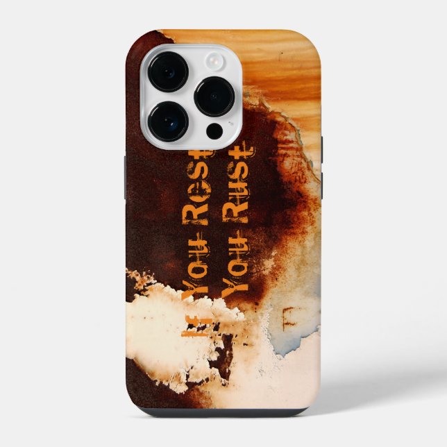 Cooler Spaß an der Rust iPhone Hülle (Rückseite)