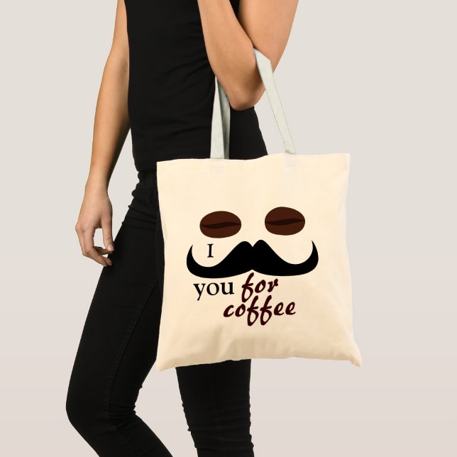 Cooler Spaß, den ich dir zum Kaffee verbringe Tragetasche (Vorderseite (Produkt))