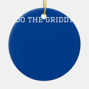 Cooler Spaß macht den Griddy Touchdown-Tanz Keramik Ornament