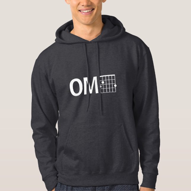 Cooler Spaß OMG Guitar G Major Chord Hoodie (Vorderseite)