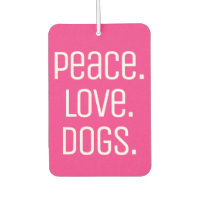cooler Spaß PEACE. LIEBE. HUNDE |