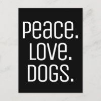 cooler Spaß PEACE. LIEBE. HUNDE |