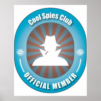 Cooler Spionage Club Poster