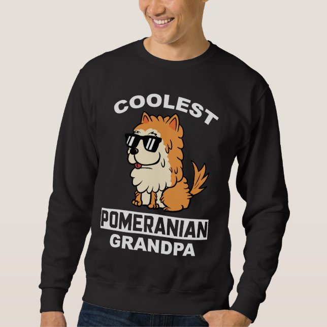 Cooler Spitz Opa Sweatshirt (Vorderseite)