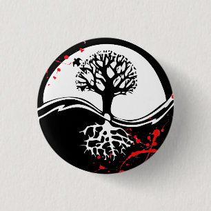 Cooler Spritzer Yin Yang Treattoo Art Button