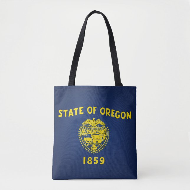 Cooler Staat der Flagge von Oregon (Vorderseite)