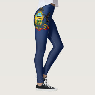 Cooler Staat der Flagge von Pennsylvania Leggings